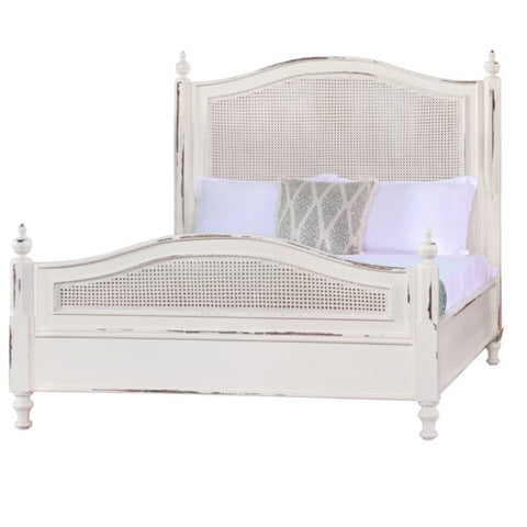 Félicie French Cane Bed King