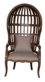 Wooden Open Frame Balloon Chair - CENTURIA