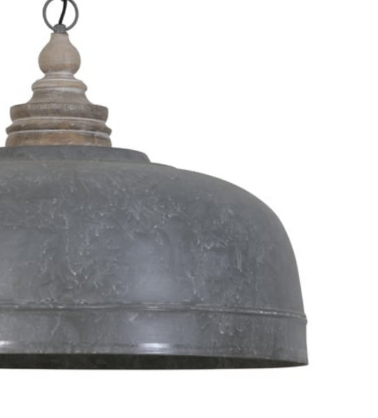 Antique Grey Dome Pendant - CENTURIA