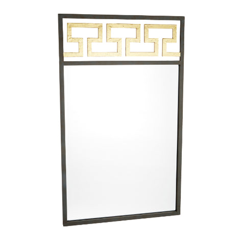 Greek Inspired Grey and Gold Mirror - CENTURIA