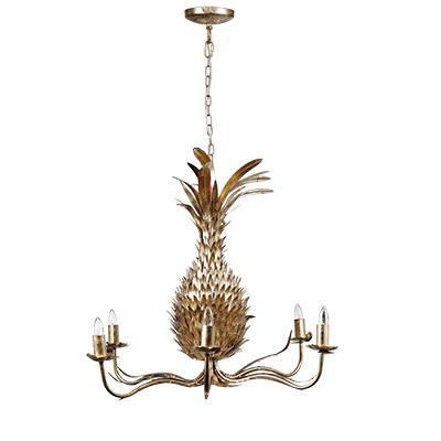 Hollywood Regency Style Pineapple Chandelier - CENTURIA