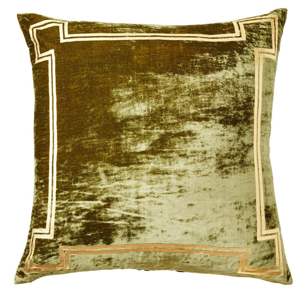 Georgian Velvet Green Pillow - CENTURIA