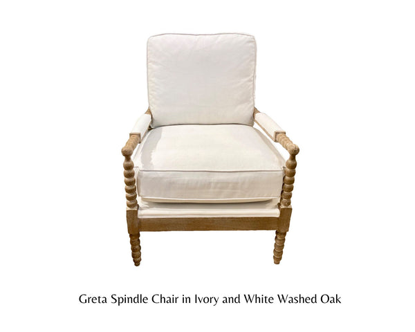 Greta Spindle Chair-Various Colors