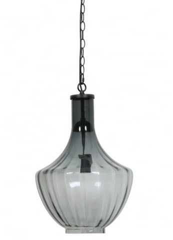 Grey Smoke Glass Pendant Light - CENTURIA