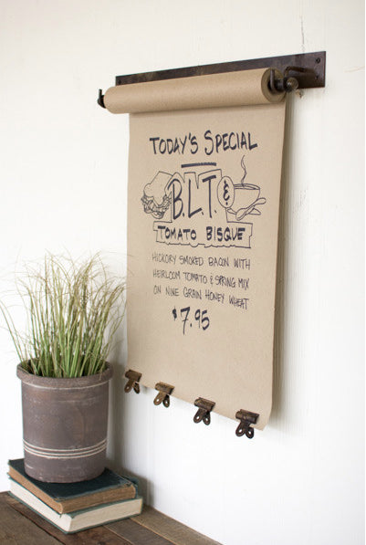 Rustic Hanging Note Roll - CENTURIA