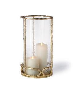 West Indies Bamboo Hurricane Lantern-Large - CENTURIA