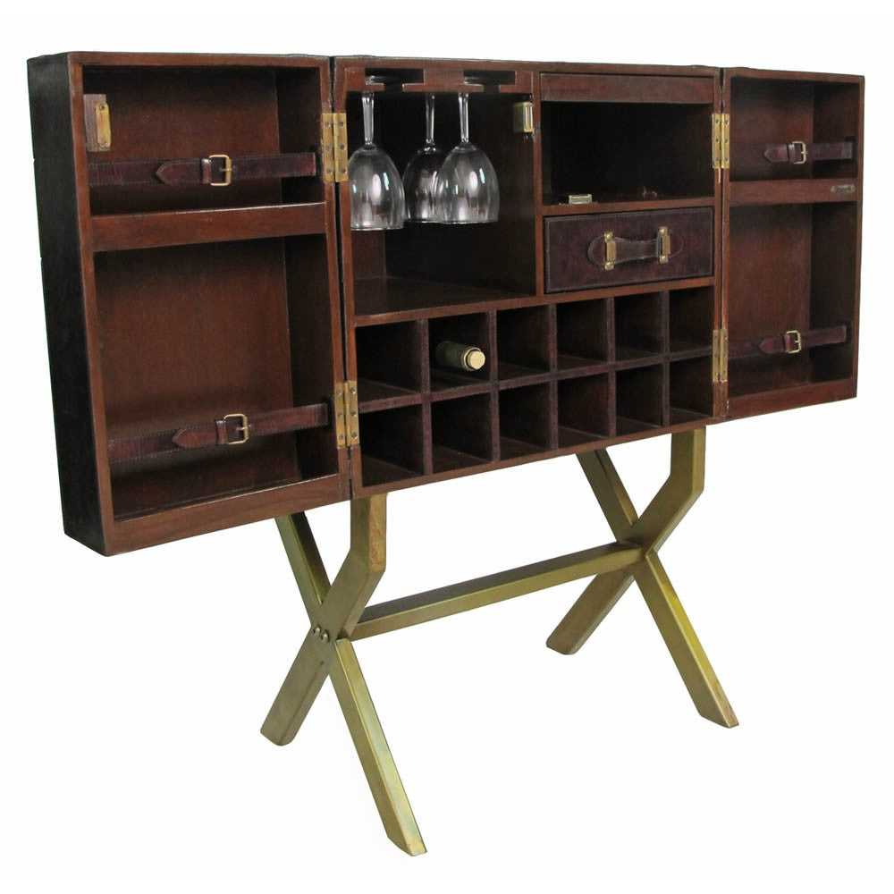 Campaign clearance bar cabinet