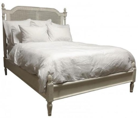 French Cane Bed Louis XVI Style -King Size