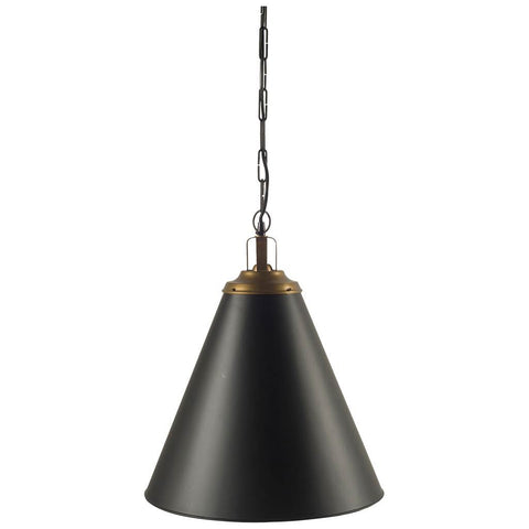 Matte Black and Gold Pendant Light - CENTURIA