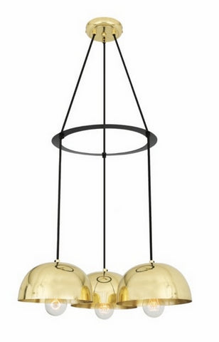 Modern Brass Globe Chandelier - CENTURIA