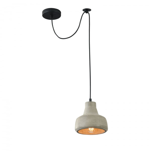 Small Concrete Grey Pendant Light - CENTURIA