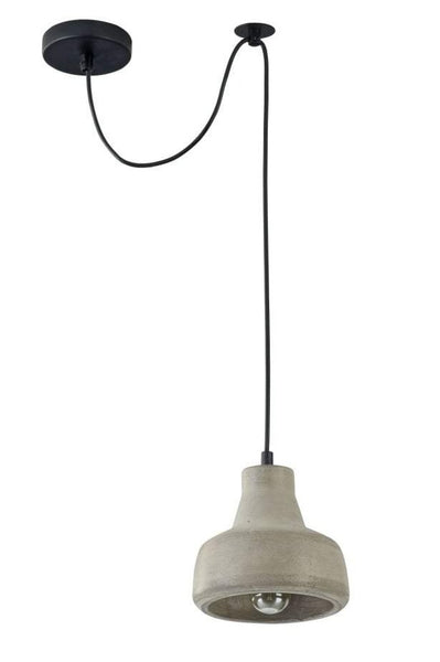 Small Concrete Grey Pendant Light - CENTURIA