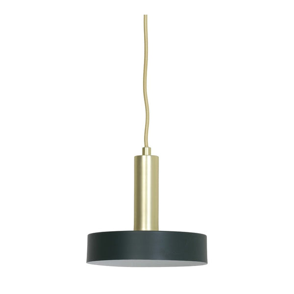 Minimilist Green and Gold Pendant Light