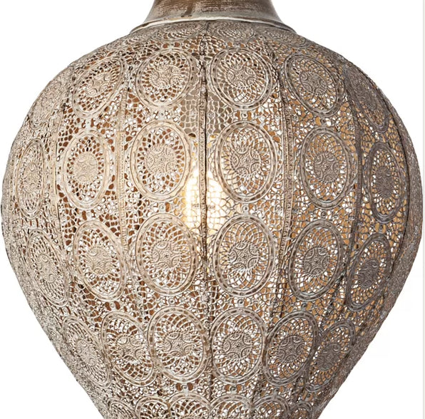 Moroccan Style Globe Fixture With Patina - CENTURIA