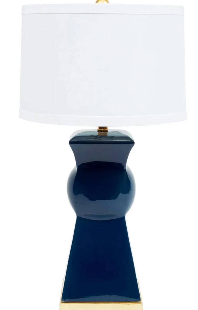 Navy and Gold Modern Table Lamp