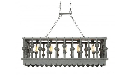 Glendale Chandelier in Grey - CENTURIA