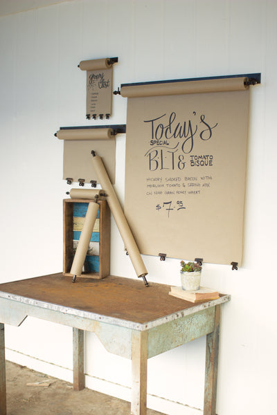 Rustic Hanging Note Roll - CENTURIA