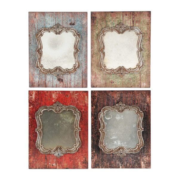 Set of 4 Vintage Style Mirrors - CENTURIA