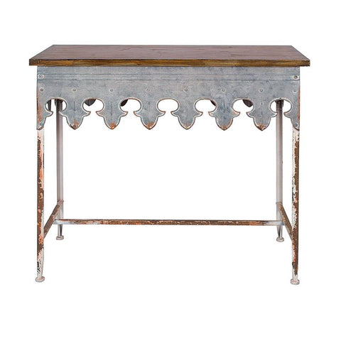 Farmhouse Style Galvanized Table - CENTURIA