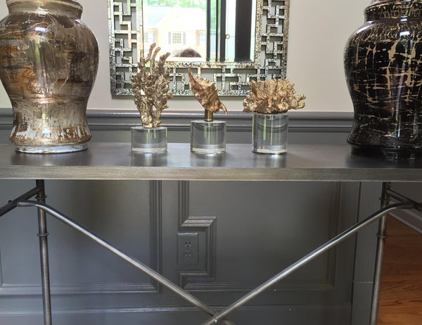 Gold Shell Sculptures-Set/3 - CENTURIA