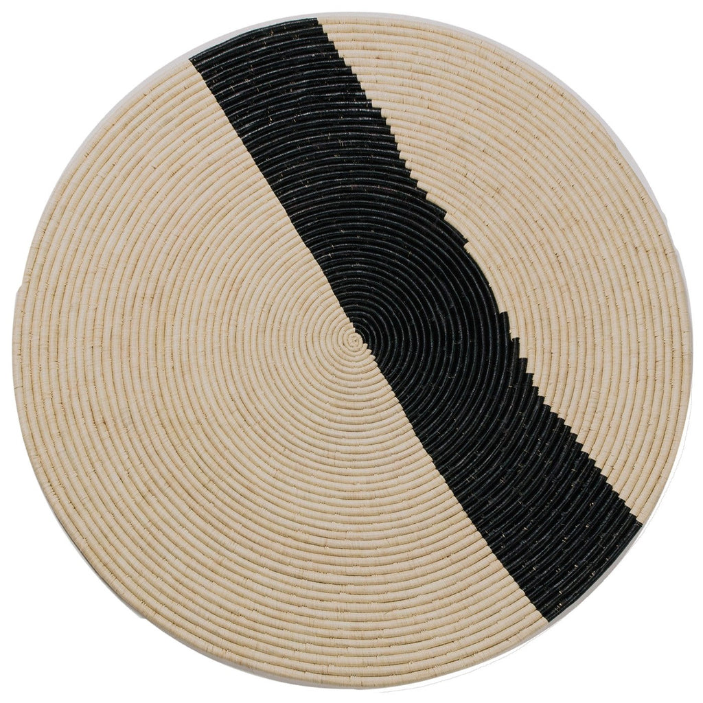 Black and Tan Hand Woven Plate - CENTURIA