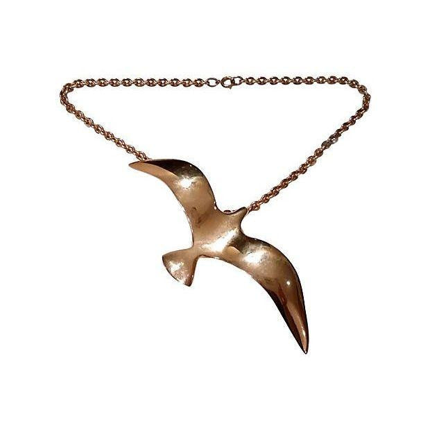 Vintage 1960s Tortaloni Bird Necklace - CENTURIA