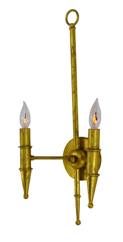 Victoria Sconce in Gold - CENTURIA