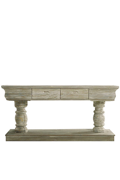 White Washed Grey Oak Console - CENTURIA