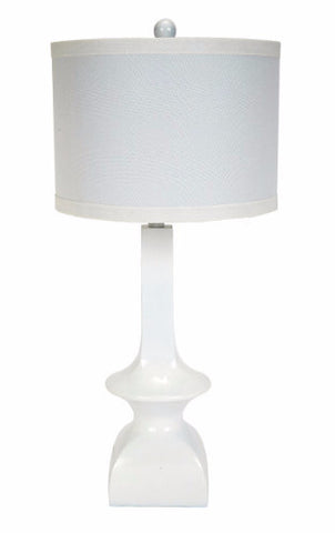 White Organic Form Table Lamp - CENTURIA